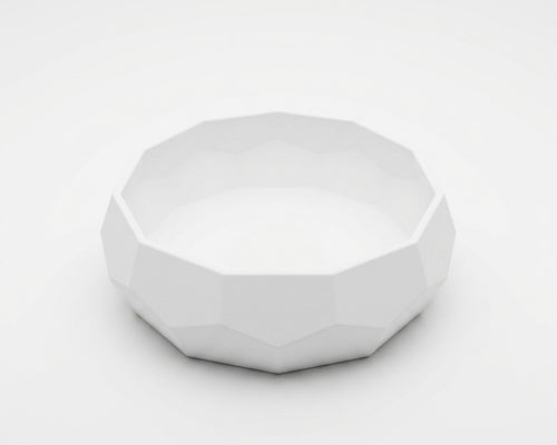 White Catchall Bowl – Minimalist Geometric Key & Jewelry Dish